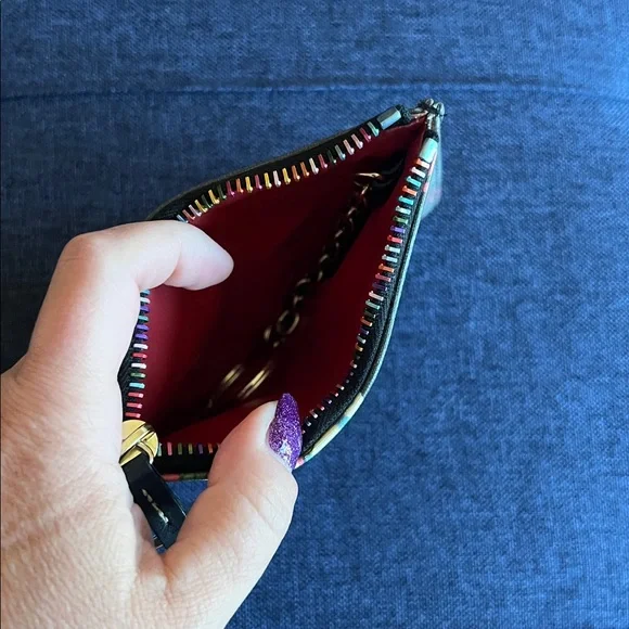 Dooney & Bourke Pink Heart Charm Wallet - Picture 6 of 6